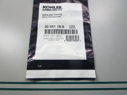 NEW OEM 20 041 18-S Kohler Heat Deflector Gasket 0810