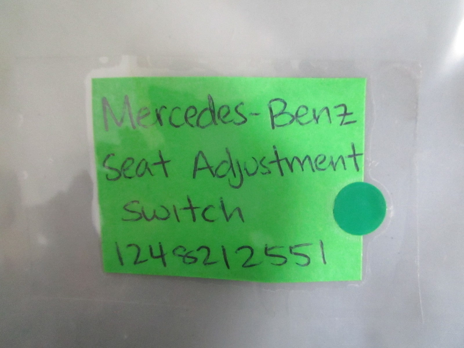 NEW OEM 1248212551 Mercedes-Benz Seat Adjustment Switch 0820