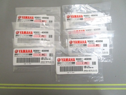 *NEW OEM* (LOT OF 7) 0750 Yamaha ECU LABEL 90891-40898-00