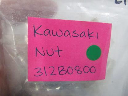NEW OEM (LOT OF 10) 312B0800 Kawasaki Nut 0810