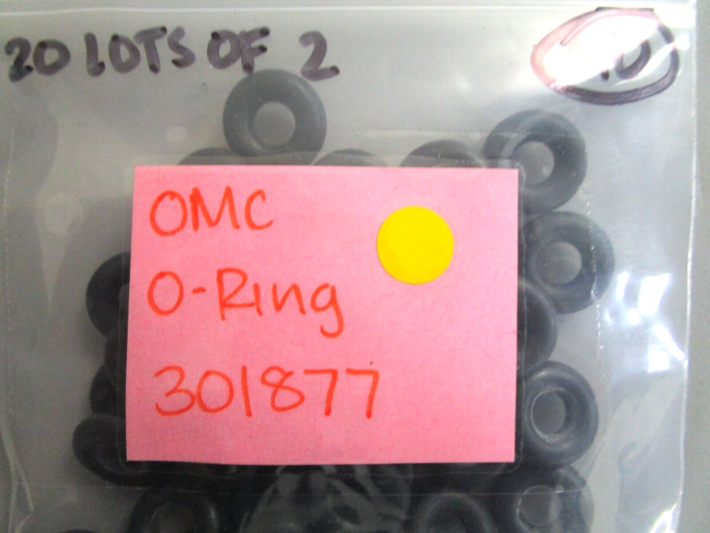 *NEW OEM* (LOT OF 2) 0750 OMC Johnson Evinrude O-RING 301877 0301877