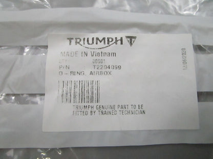 *NEW OEM* 0810 Triumph O-Ring T2204099