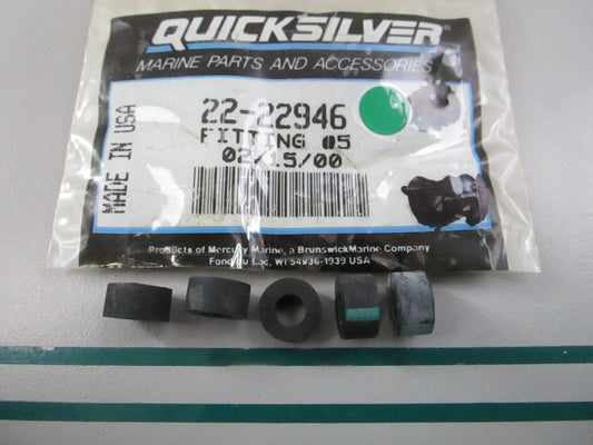 NEW OEM (LOT OF 5) 22-22946 Mercury Quicksilver Fitting 0810