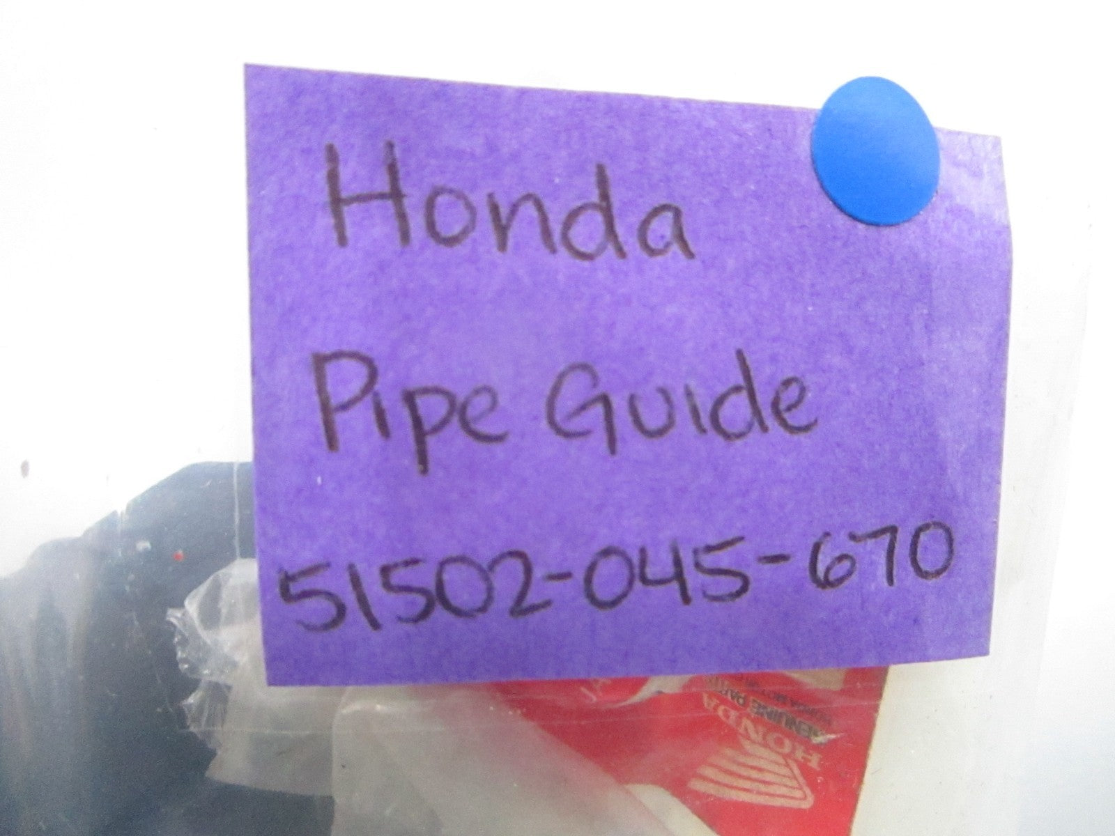 *NEW OEM* 0810 Honda Pipe Guide 51502-045-670