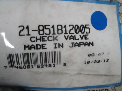 *NEW OEM* 0810 Mercury Quicksilver Check Valve 21-851812005