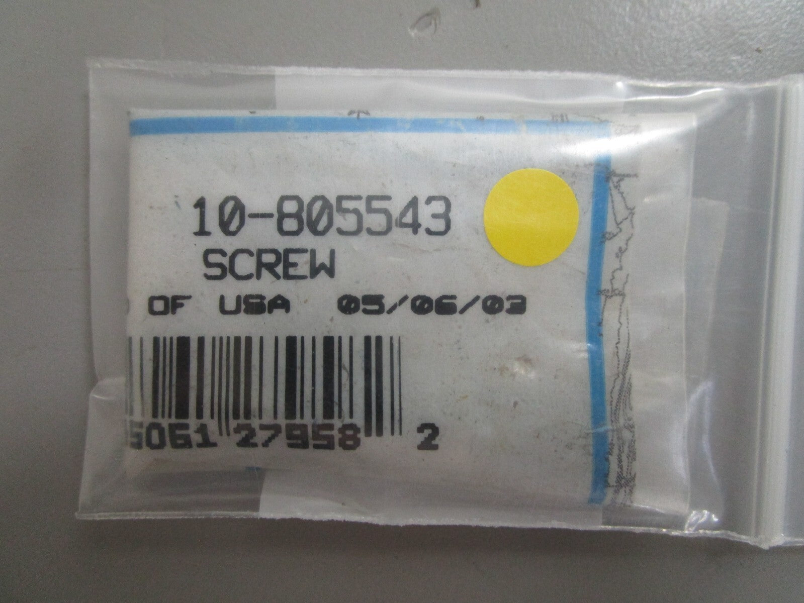 *NEW OEM* 0810 Mercury Quicksilver Screw 10-805543