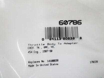 *NEW* 0810 Fel-Pro Gasket 60786