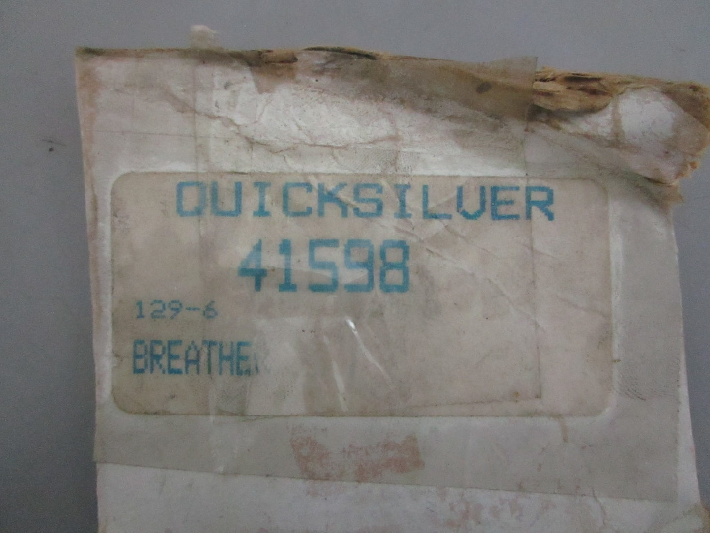 NEW OEM 41598 Mercury Quicksilver Breather 0820