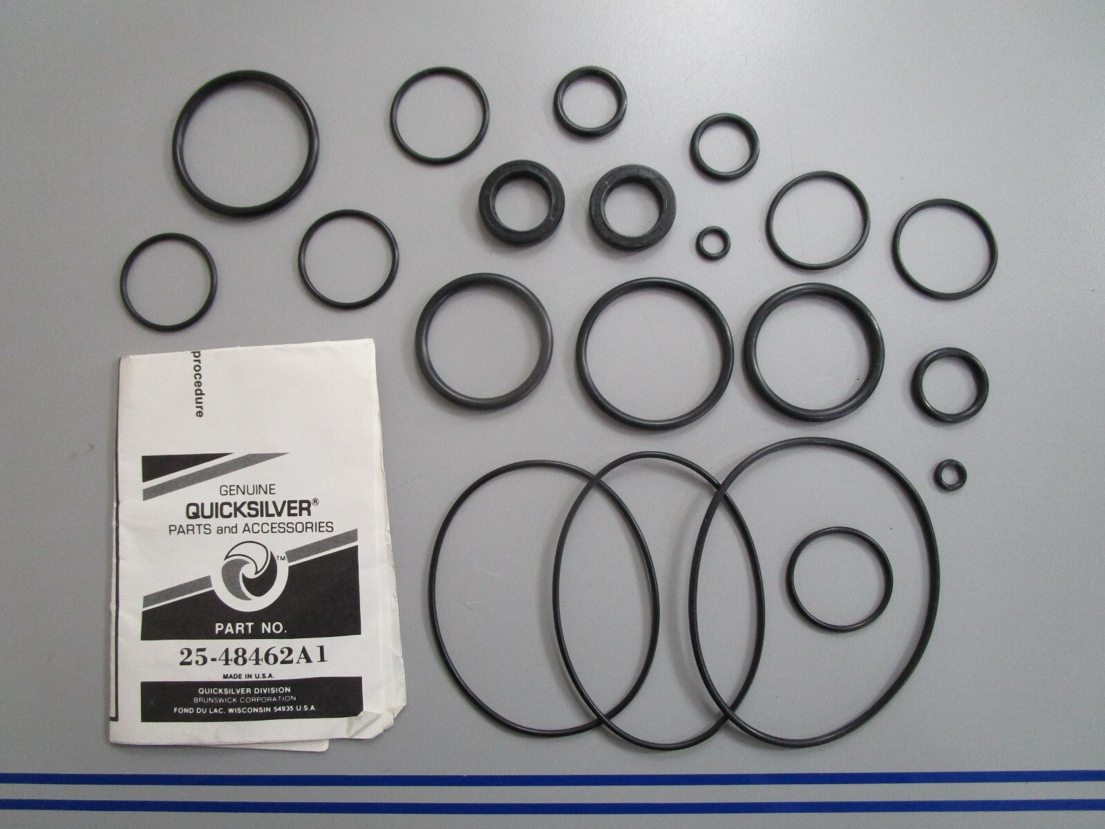 *NEW OEM* 0820 Mercury Quicksilver Power Trim O-Ring Kit 25-48462A1