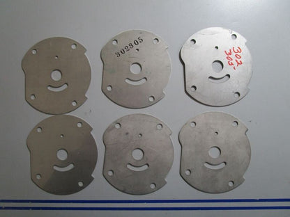 *NEW OEM* (LOT OF 6) 0770 OMC Johnson Evinrude Plate 302305 0302305