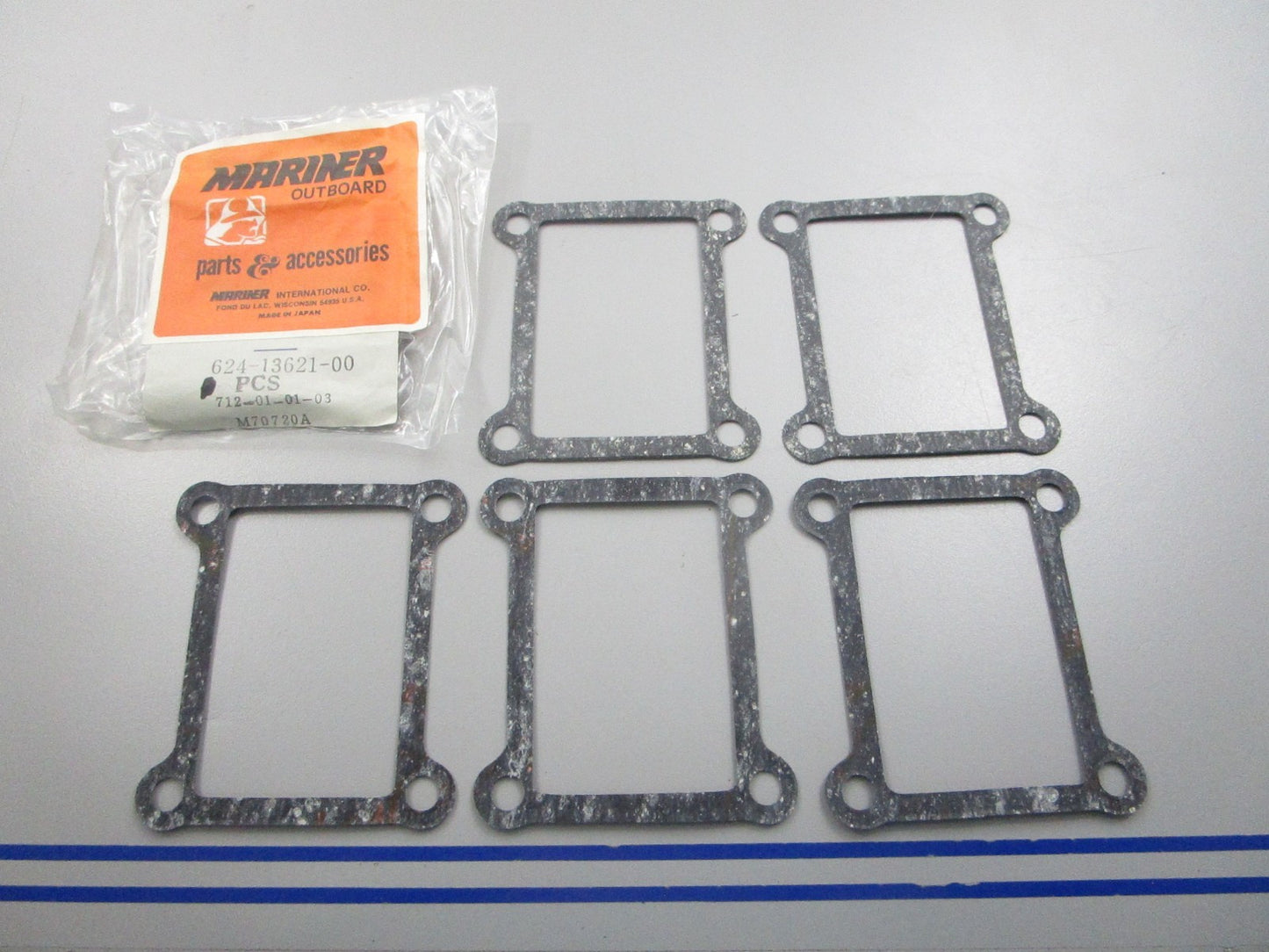 NEW OEM (LOT OF 5) 624-13621-00-00 Yamaha Gasket 0810