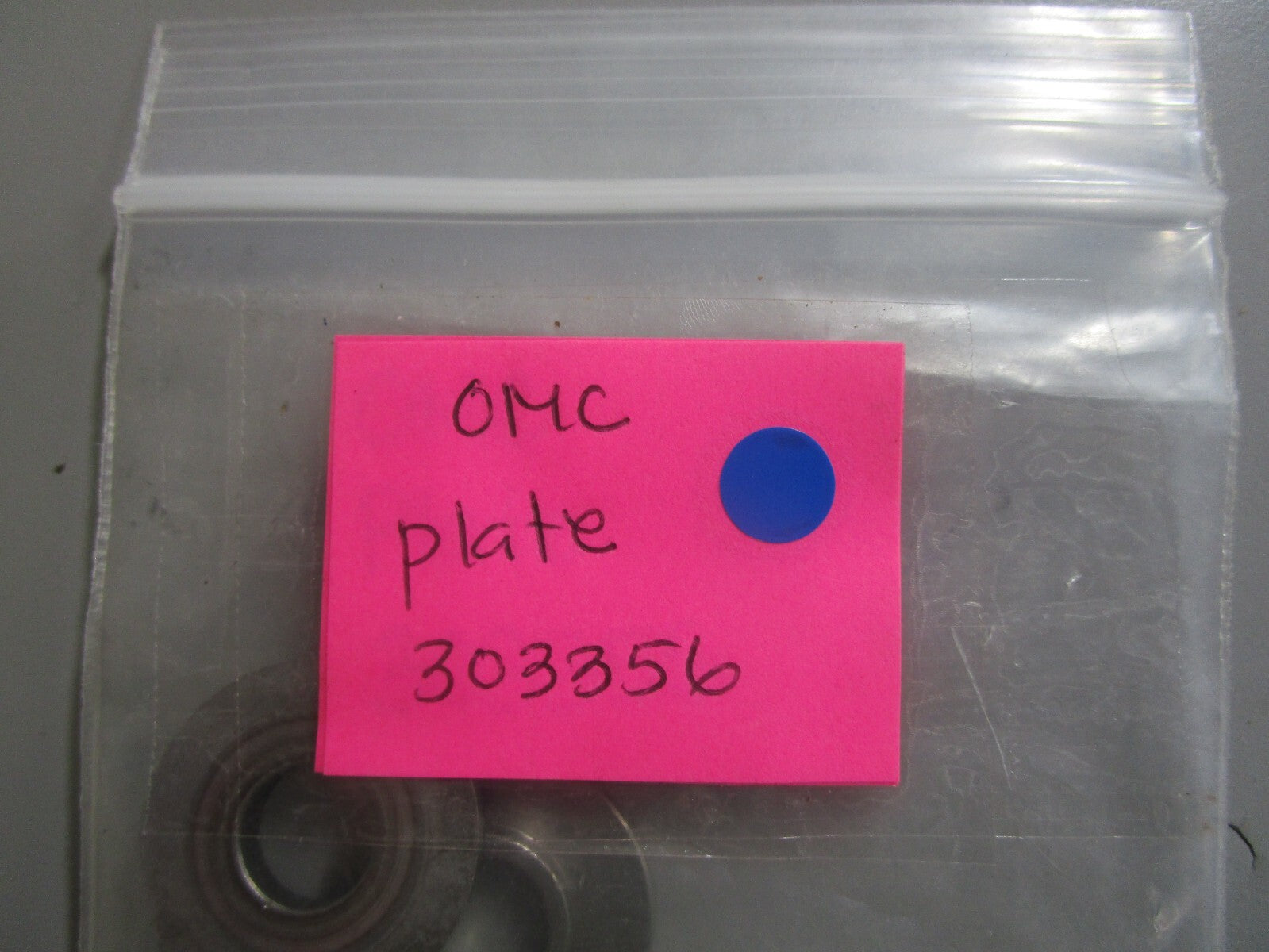 *NEW OEM* (LOT OF 2) 0810 OMC Johnson Evinrude Plate 303356 0303356