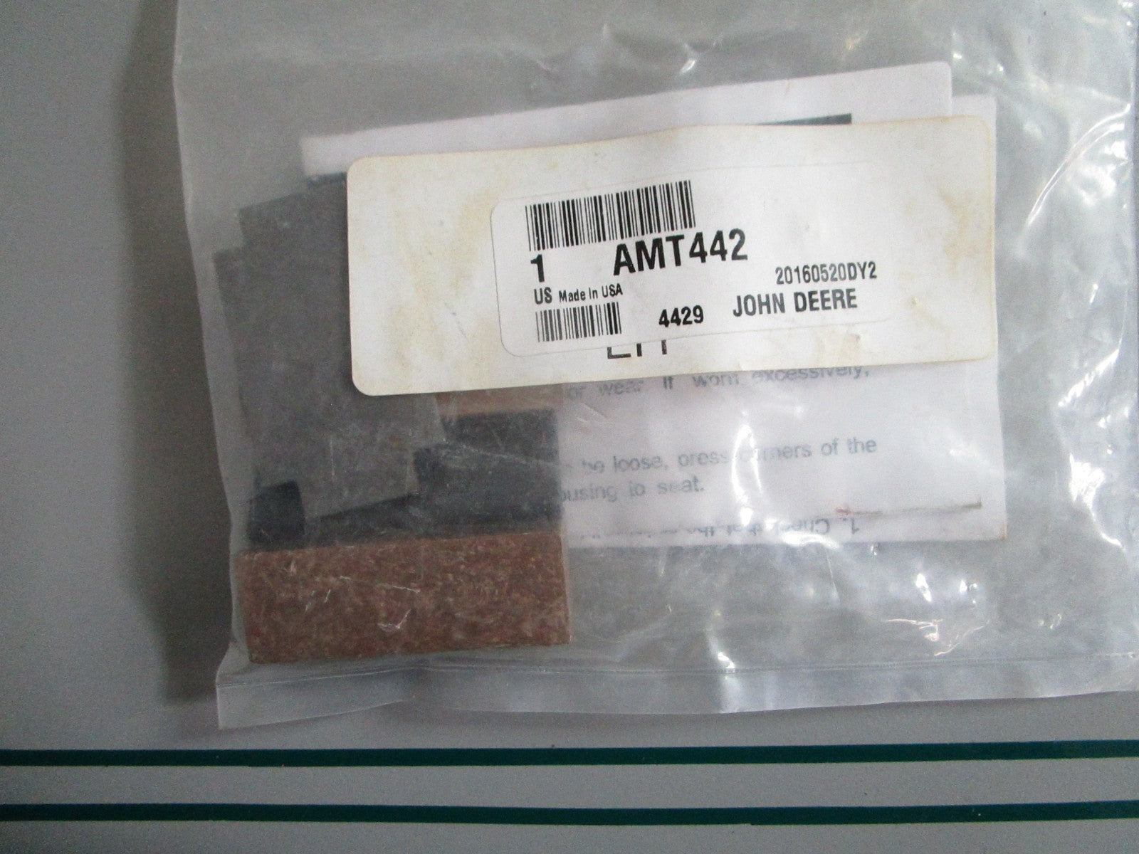 NEW OEM AMT442 John Deere Pad Kit 0820