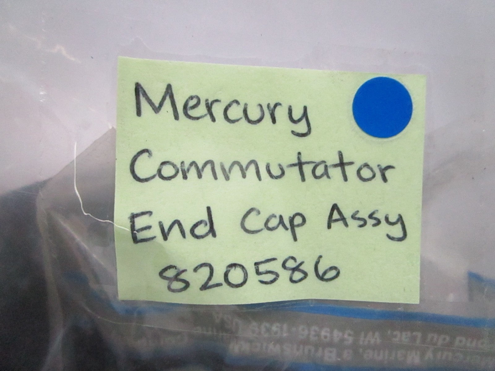 *NEW OEM* 0810 Mercury Quicksilver Commutator End Cap Assembly 820586