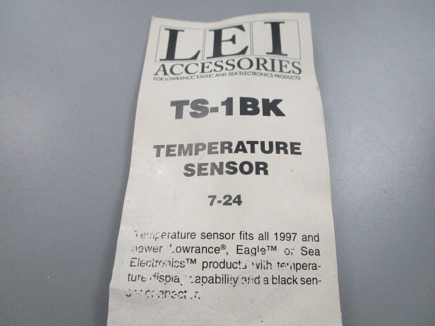 NEW OEM TS-1BK Lowrance LEI Temperature Sensor 0810