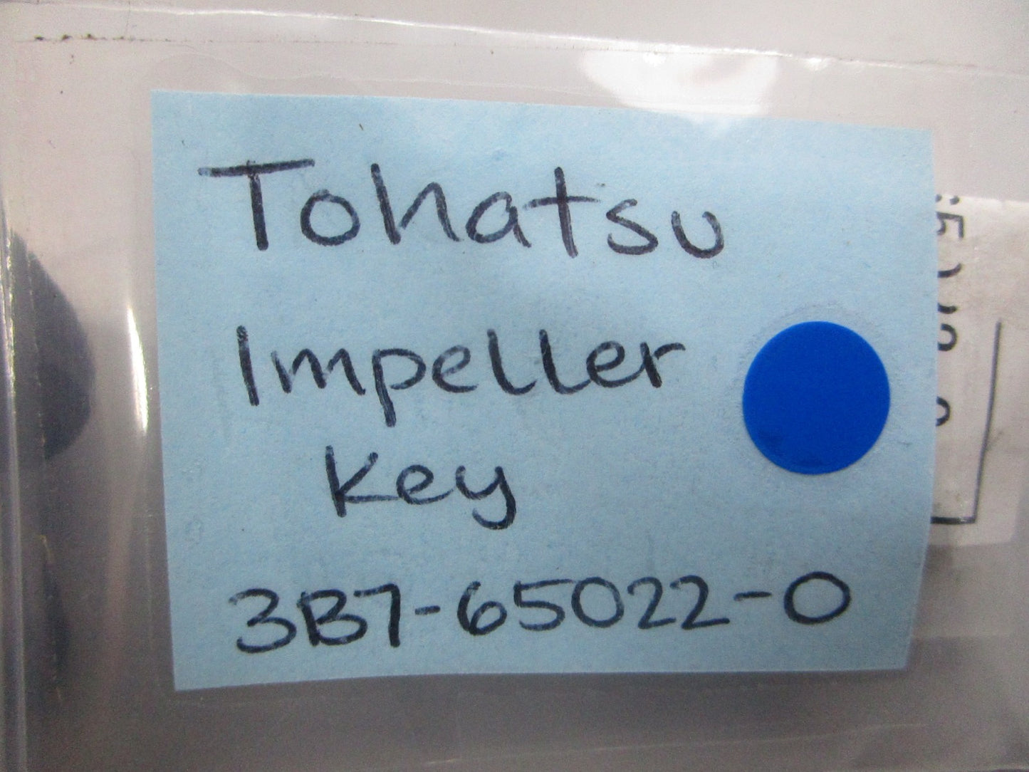 NEW OEM 3B7-65022-0 3B7650220 Tohatsu Impeller Key 0810