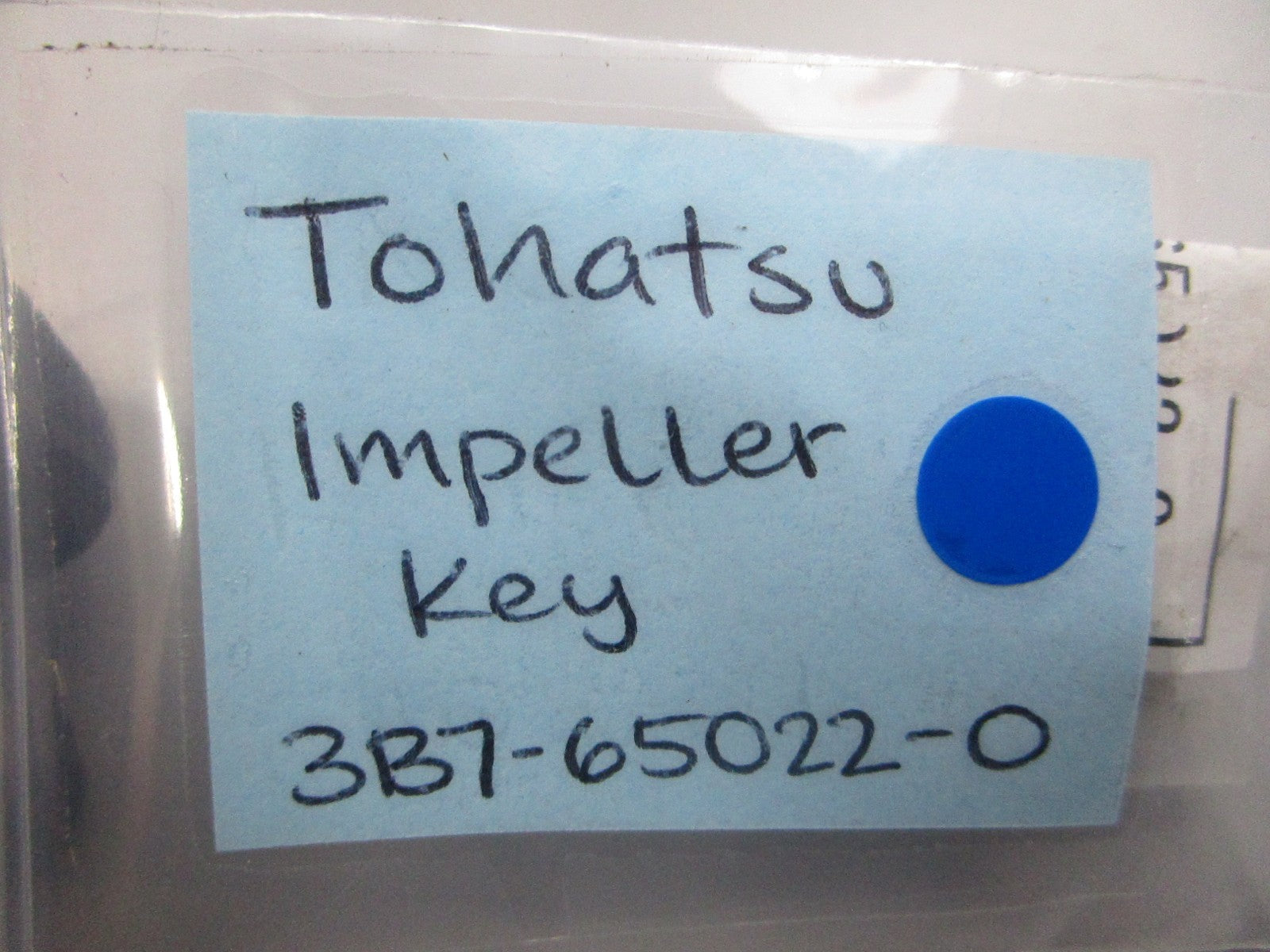 NEW OEM 3B7-65022-0 3B7650220 Tohatsu Impeller Key 0810