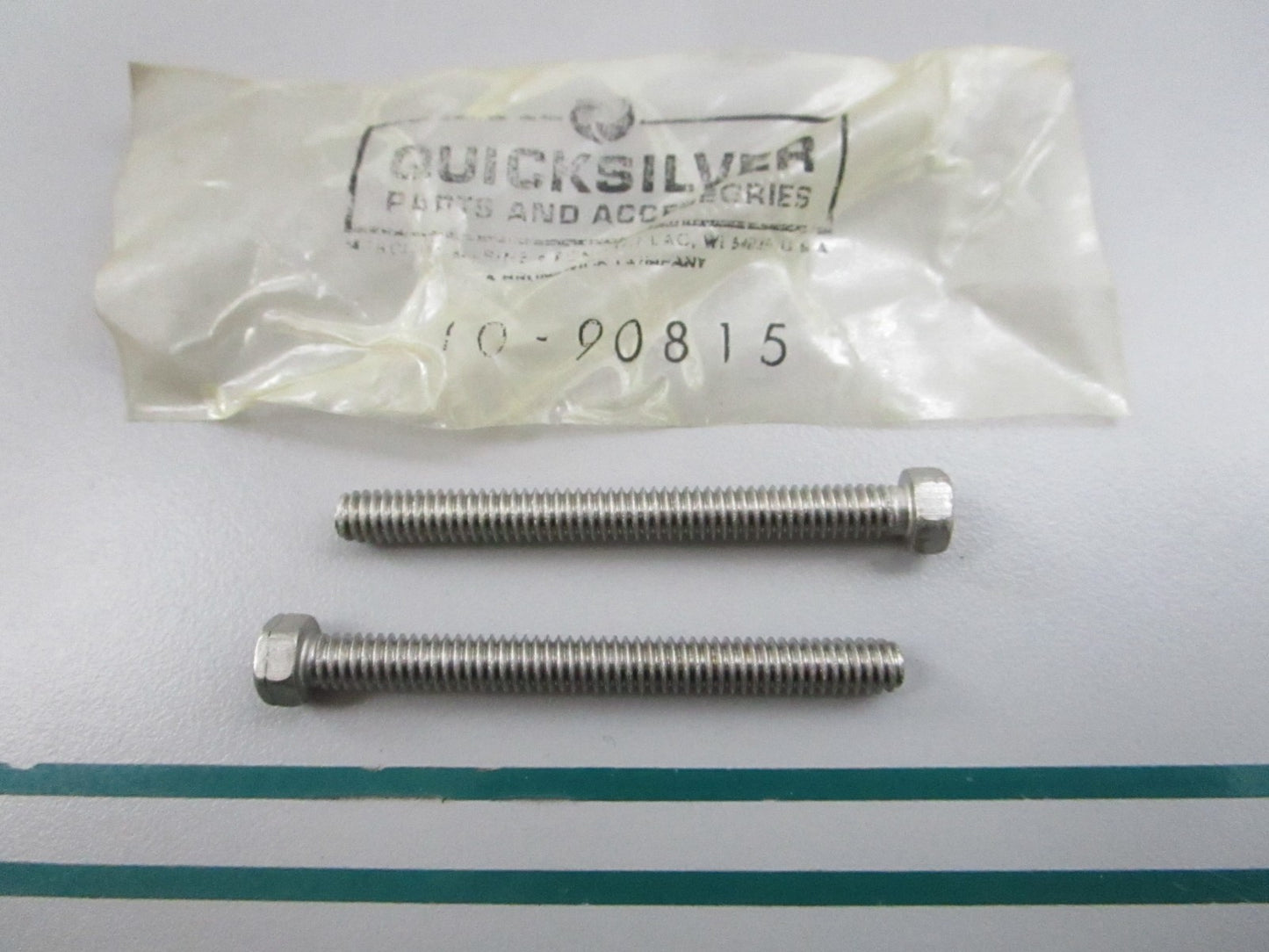 NEW OEM (LOT OF 2) 10-90815 Mercury Quicksilver Screw 0810