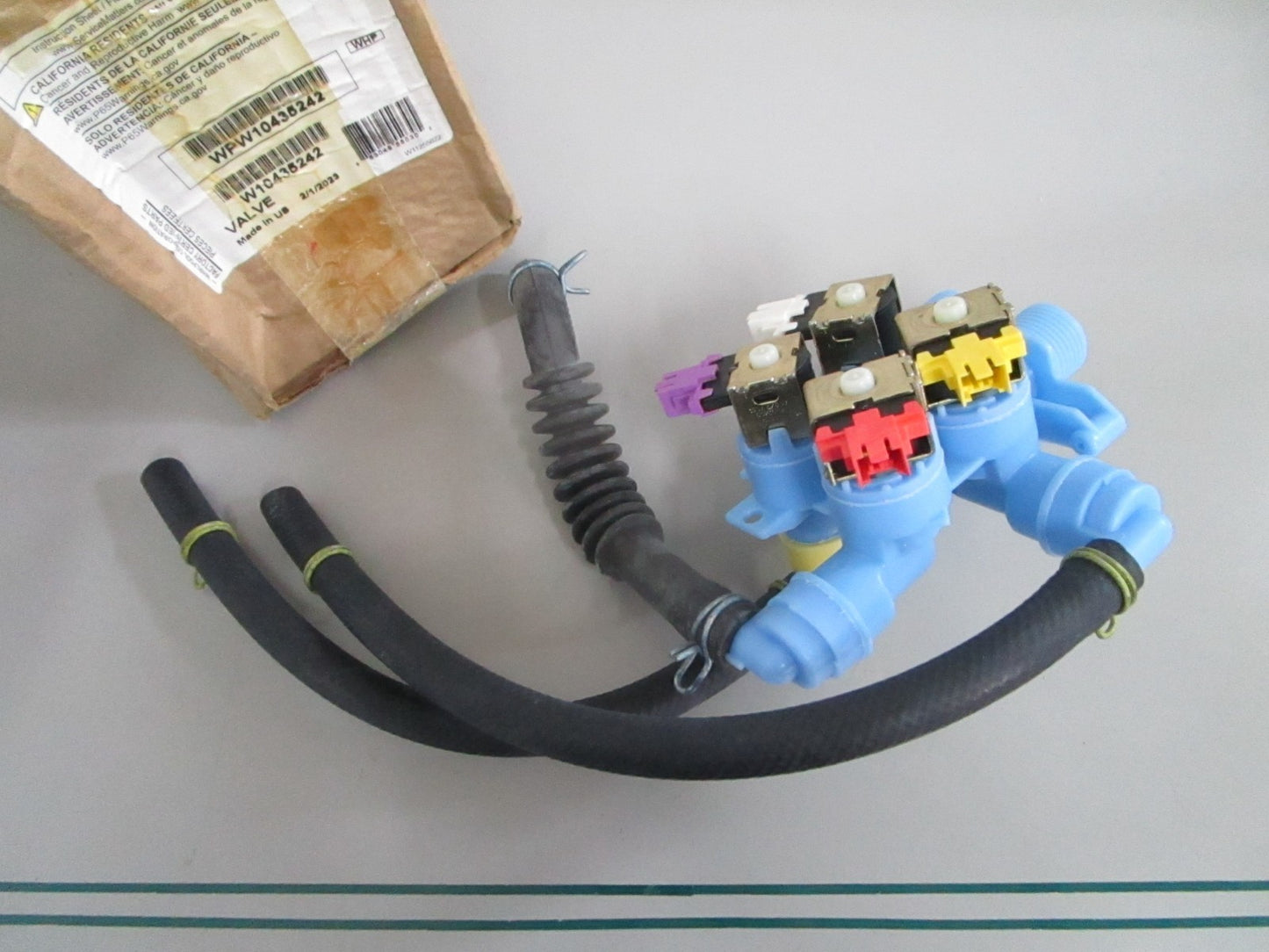 Whirlpool NEW OEM Washer Water Inlet Valve WPW10435242 NOS Genuine Factory 0820