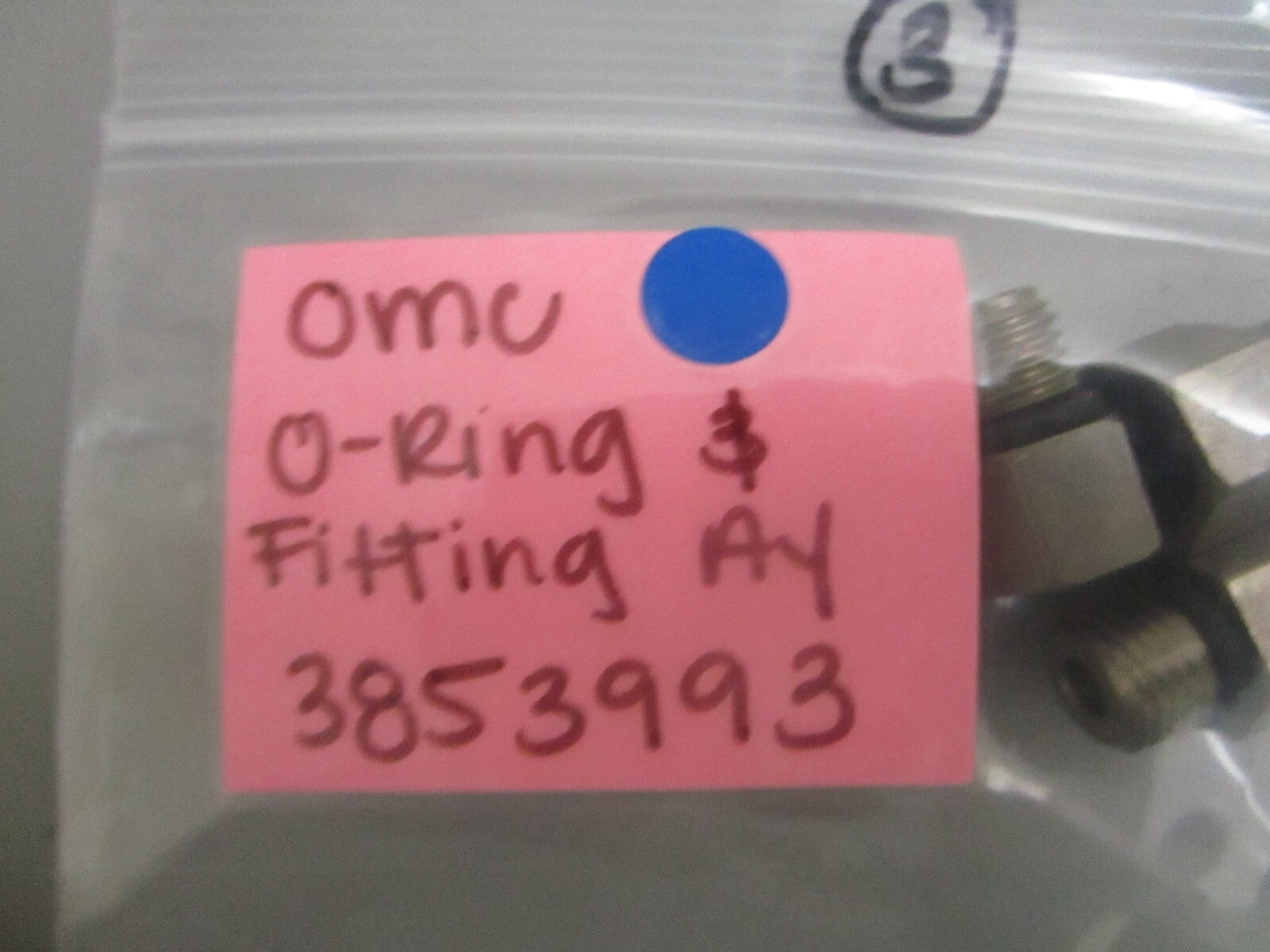 *NEW OEM* 0810 OMC Johnson Evinrude O-Ring & Fitting Assembly 3853993