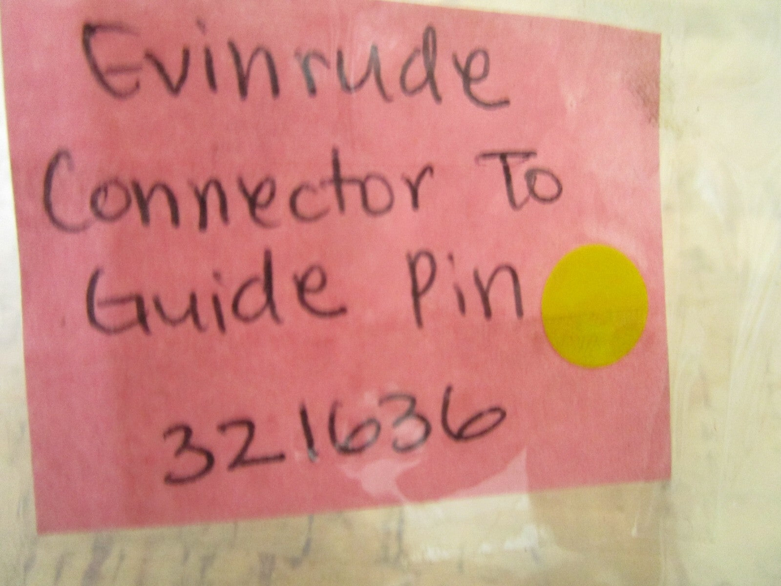 *NEW OEM* 0810 OMC Johnson Evinrude Connector To Guide Pin 321636 0321636