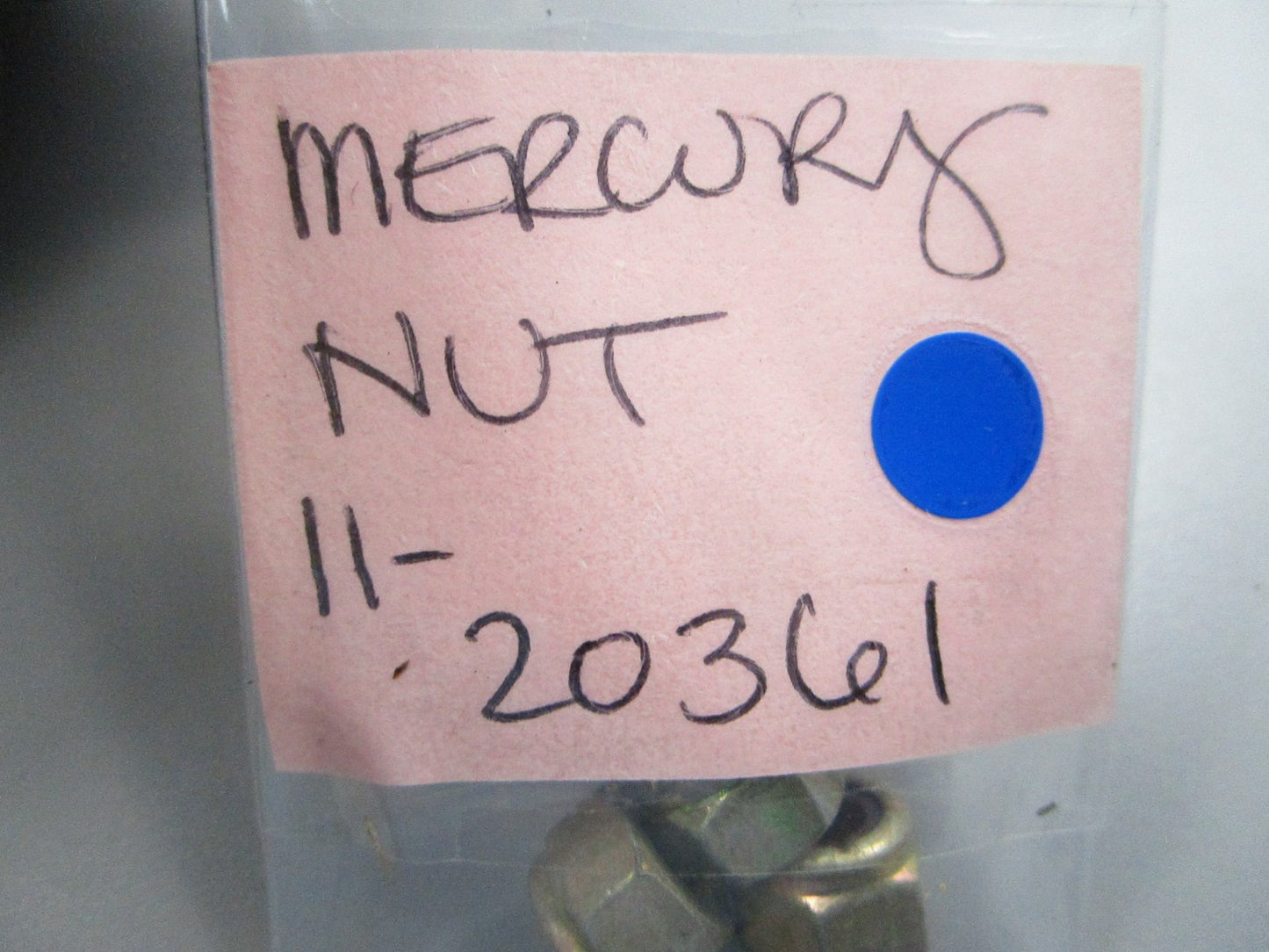 NEW OEM (LOT OF 3) 11-20361 Mercury Quicksilver Nut 0810