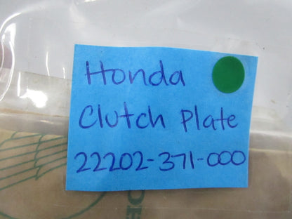 NEW OEM 22202-371-000 Honda Clutch Plate 0810