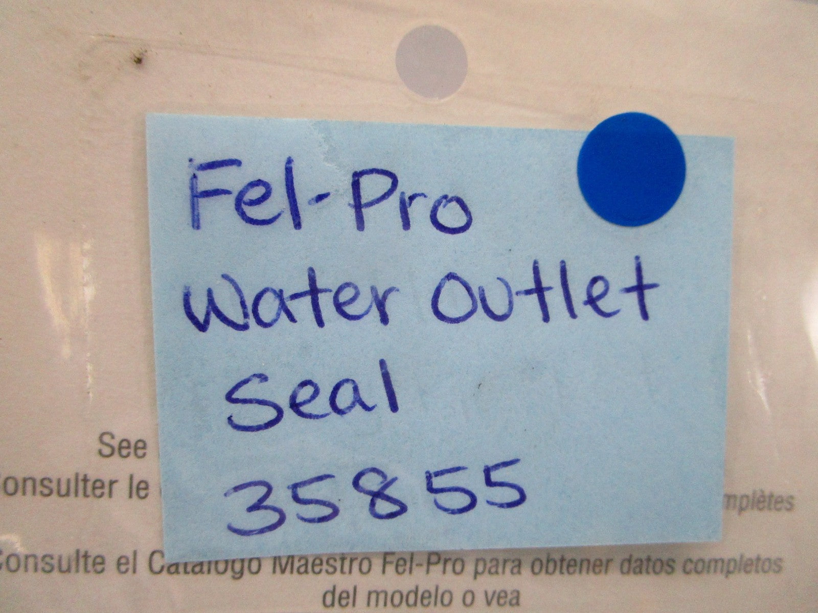 *NEW* 0810 Fel-Pro Water Outlet Seal 35855