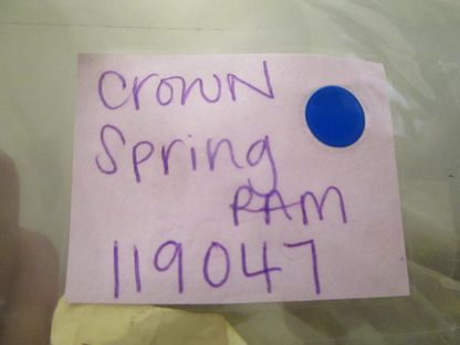 NEW OEM 119047 Crown Spring Ram 0720