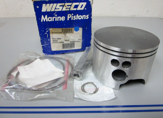 NEW 3133S3 Replaces: OMC Evinrude 3033S3 Wiseco 91'- 99' Piston & Ring Ay 0720