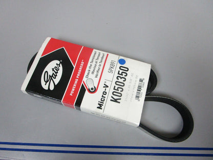 NEW K050350 Gates Micro-V 21/32" x 35 ⅝" Serpentine Belt 0720