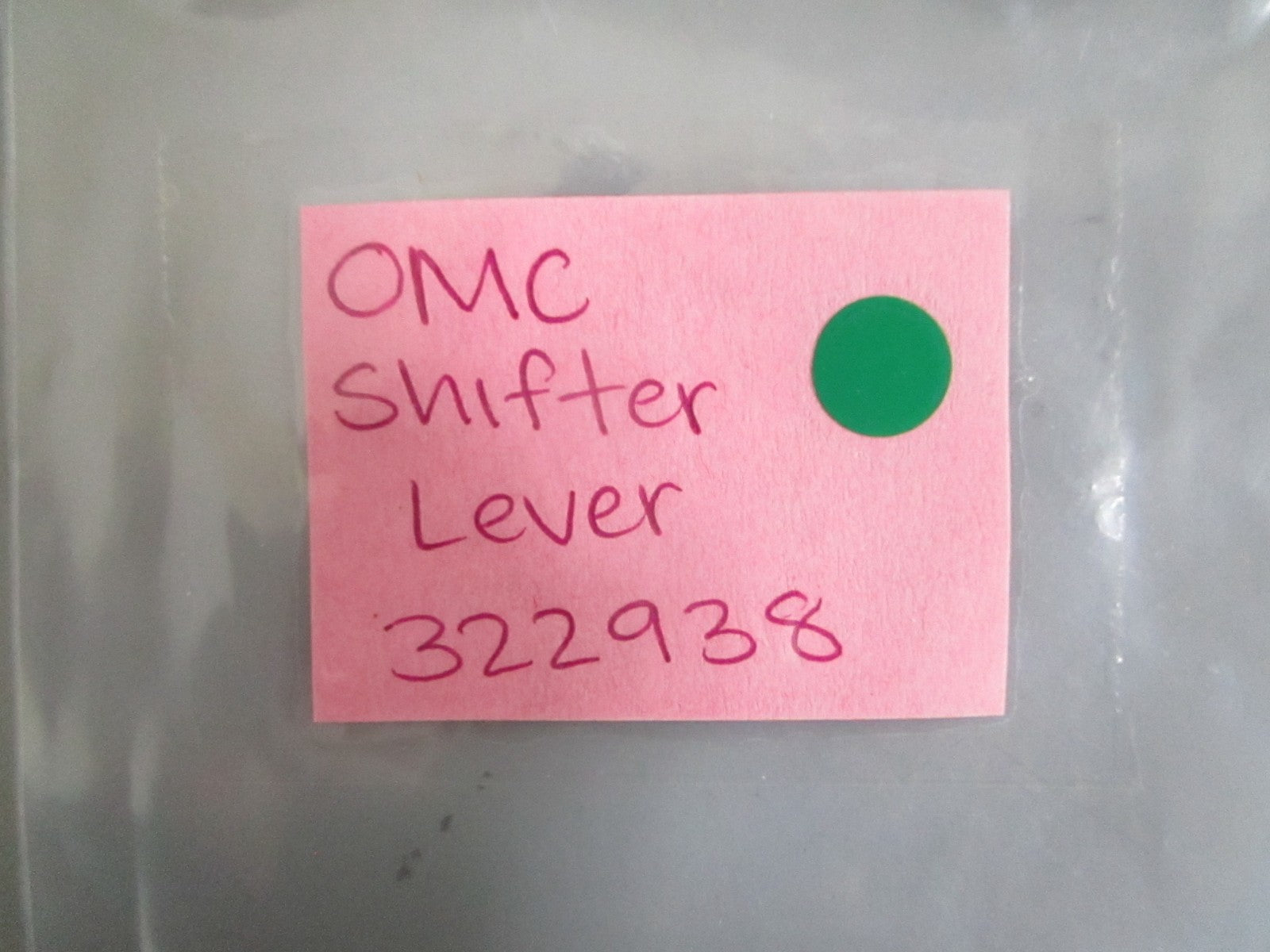 NEW OEM 322938 0322938 OMC Johnson Evinrude Shifter Lever 0820