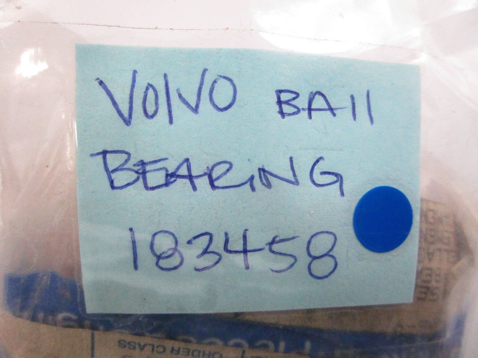 NEW OEM (LOT OF 3) 183458 Volvo Penta Ball Bearing 0810