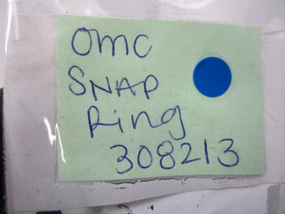 *NEW OEM* (LOT OF 2) 0810 OMC Johnson Evinrude Snap Ring 308213 0308213