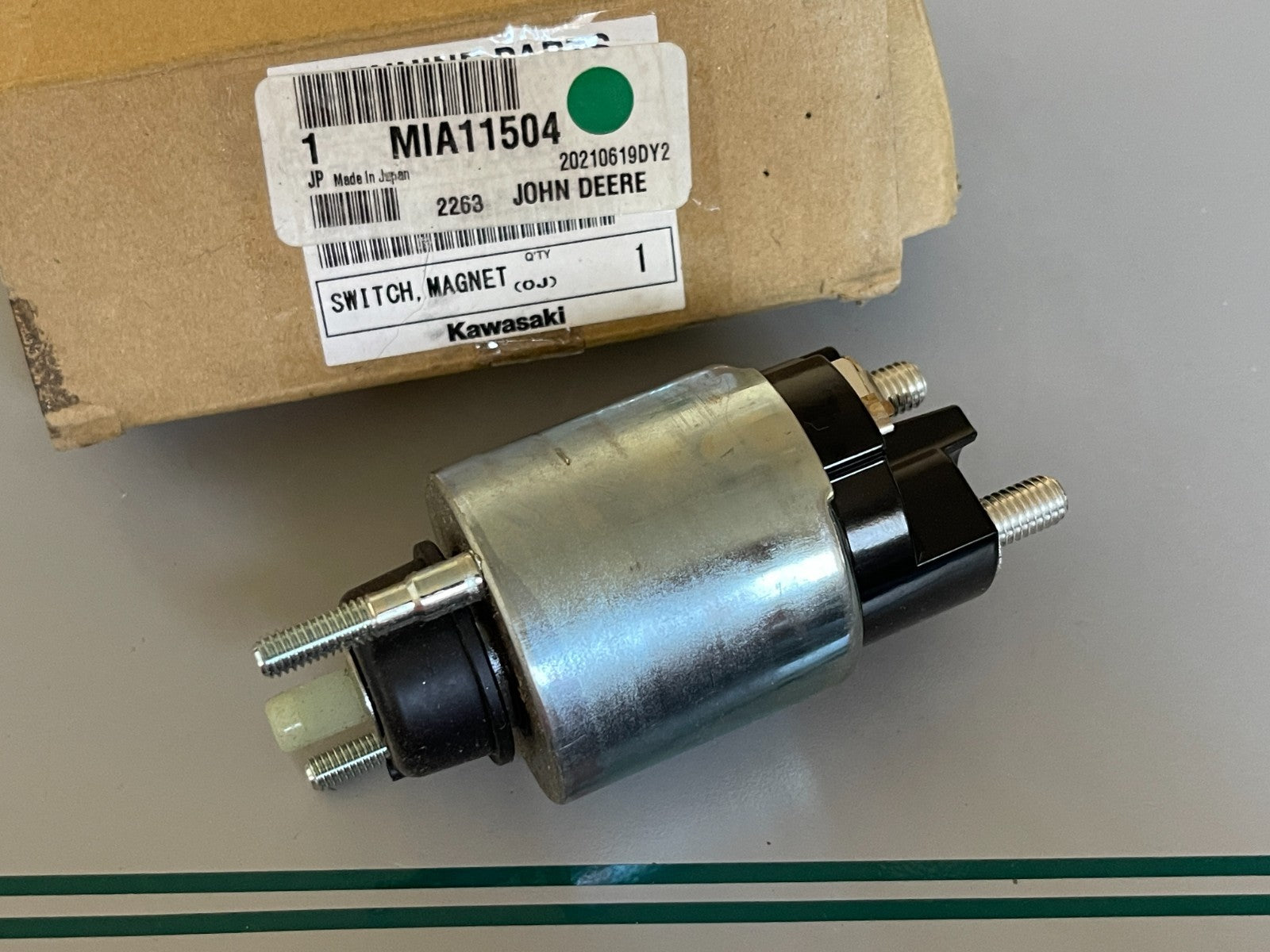 John Deere MIA11504 NEW OEM Starter Solenoid 12V X300 X500 X700 ZTrak LX 0720