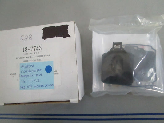 *NEW* 0820 Sierra Carburetor Repair Kit 18-7743 Rep: 67F-W0093-00-00