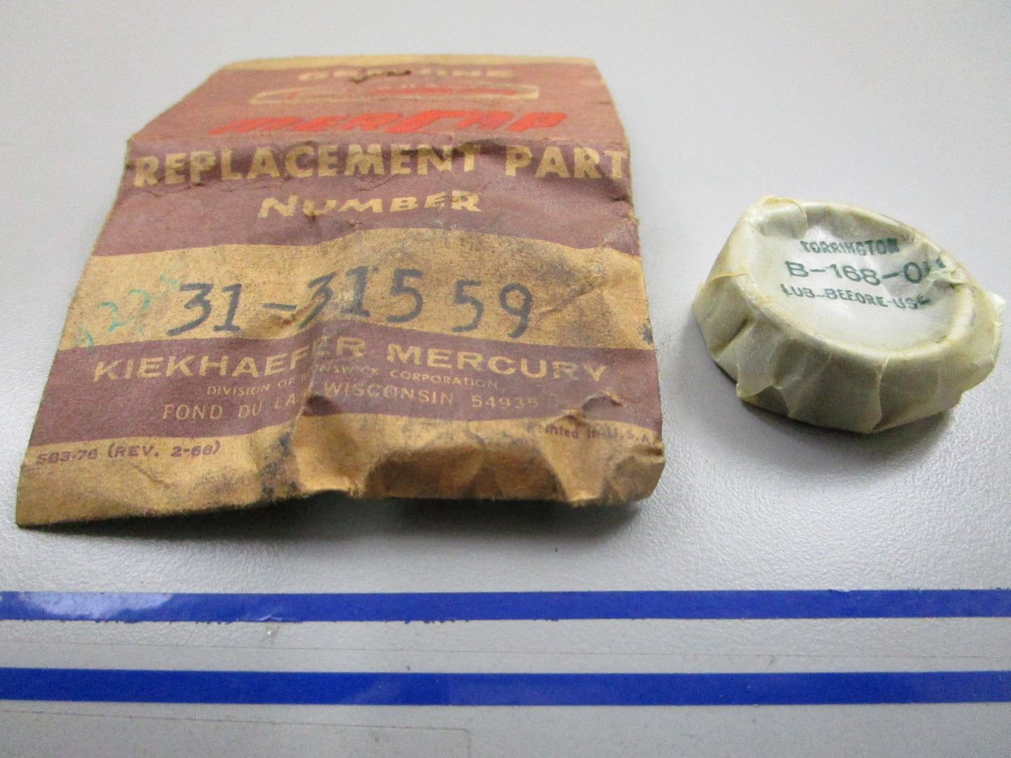 *NEW OEM* 0810 Mercury Quicksilver Roller Bearing 31-31559