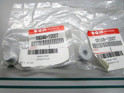 NEW OEM (LOT OF 2) 09248-12007 Suzuki Drain Plug 0810
