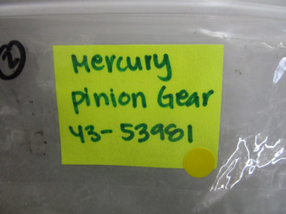 *NEW OEM* 0820 Mercury Quicksilver Pinion Gear 43-53981