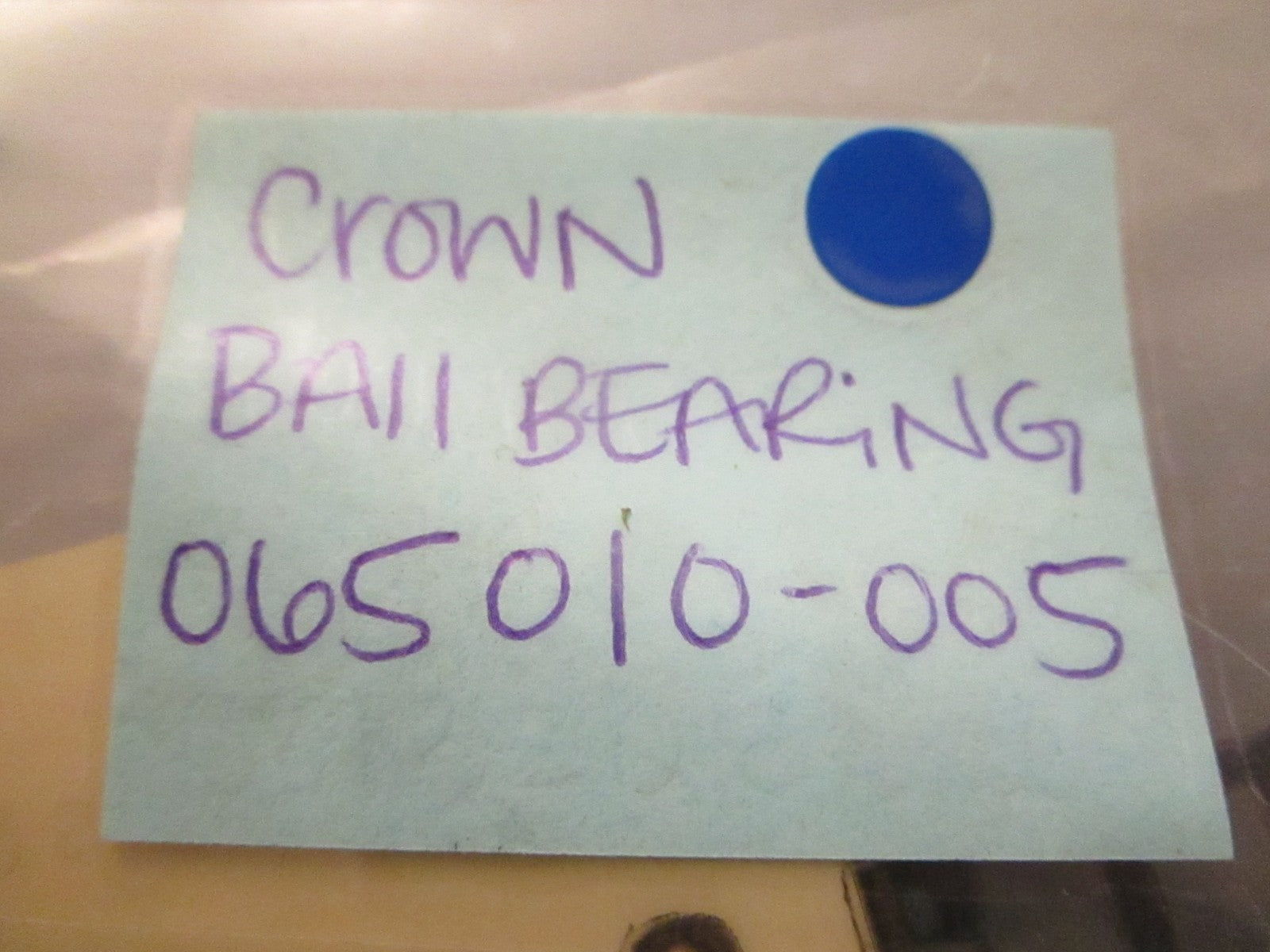 NEW OEM 065010-005 Crown Ball Bearing 0720