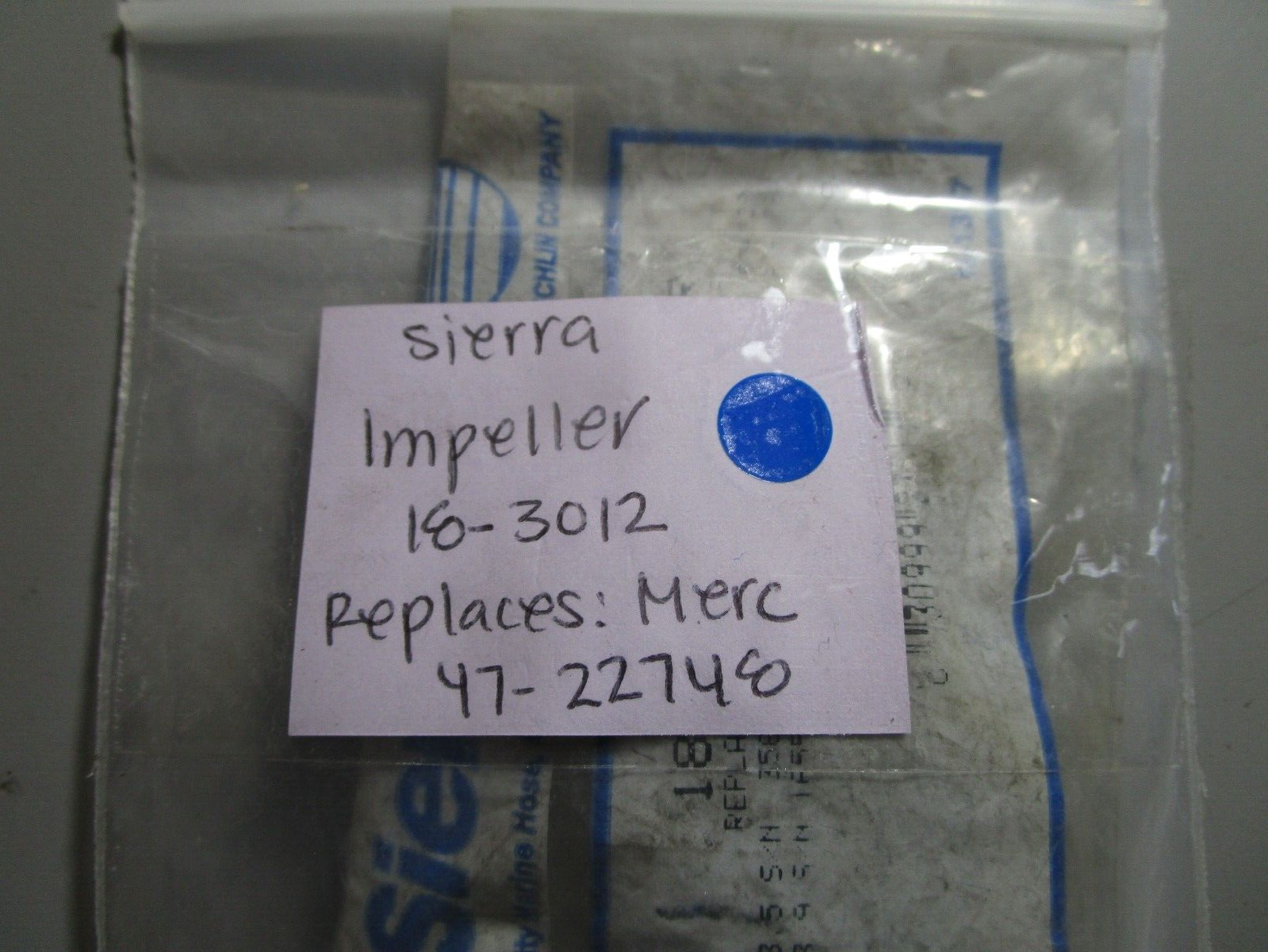 *NEW* 0770 Sierra Impeller 18-3012 Replaces: Mercury 47-22748