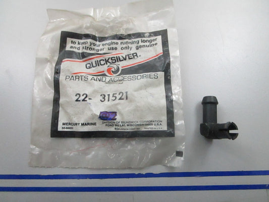 *NEW OEM* 0810 Mercury Quicksilver Elbow Connector 22-31521