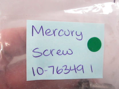 NEW OEM (LOT OF 4) 10-763491 Mercury Quicksilver Screw 0810