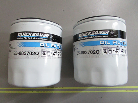 *NEW OEM* (LOT OF 2) 0810 Mercury Quicksilver Oil Filter 35-883702Q