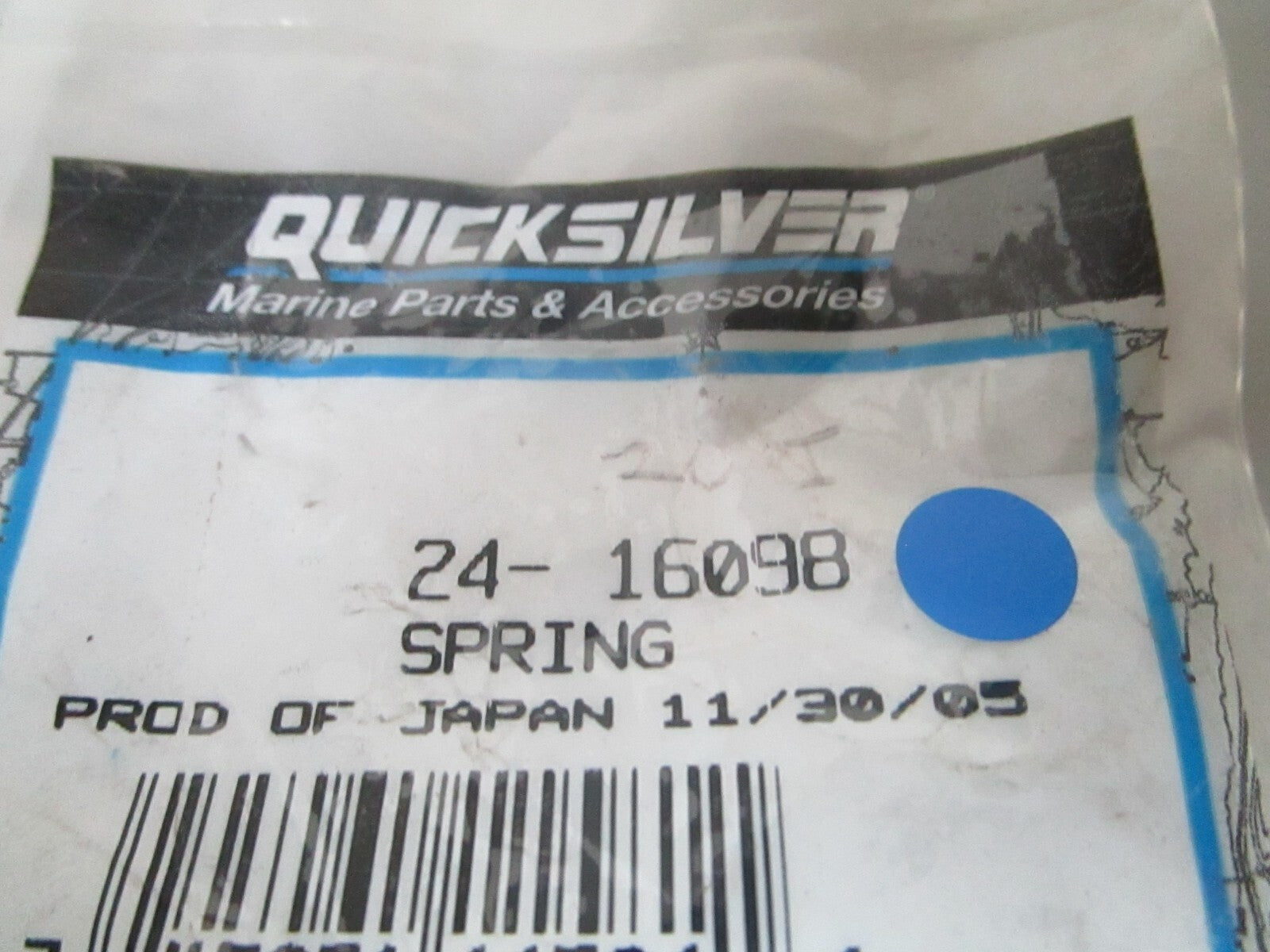 *NEW OEM* 0810 Mercury Quicksilver Spring 24-16098