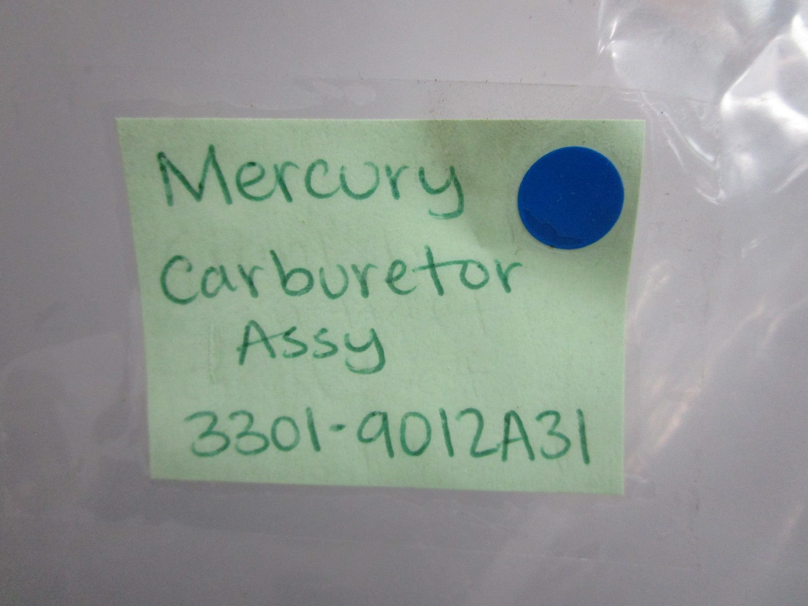 *NEW OEM* 0820 Mercury Quicksilver Carburetor Assy 3301-9012A31
