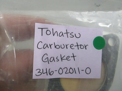 NEW OEM (LOT OF 2) 346-02011-0 346020110 Tohatsu Carburetor Gasket 0810