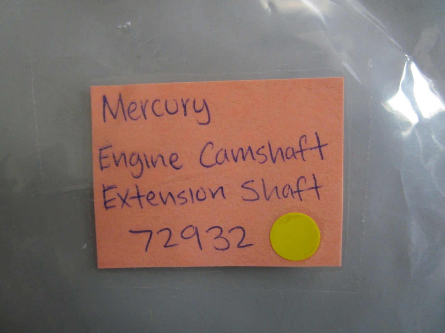 *NEW OEM* 0820 Mercury Quicksilver Engine Camshaft Extension Shaft 72932