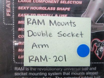 *NEW* 0810 RAM Mounts Double Socket Arm RAM-201