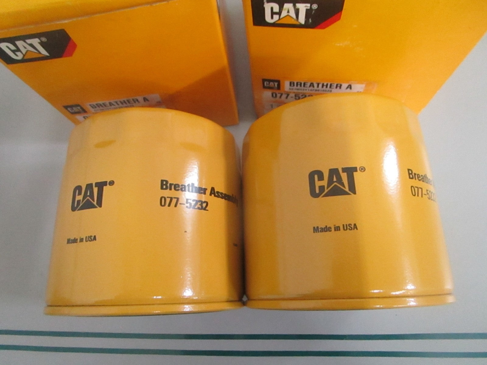 Caterpillar 077-5232 Hydraulic Breather Filter Element LOT OF 2 NEW OEM 0820
